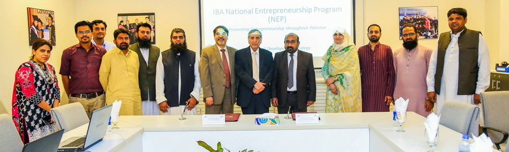 MoU between IBA Aman-CED and MUISTD for IBA National Entrepreneurship Program