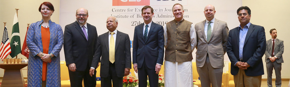 American Ambassador, IBA Director Inaugurate Center for Excellence in Journalism