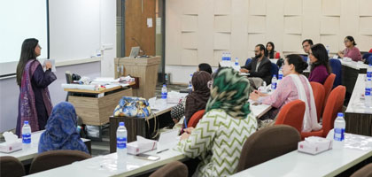 SBS-IBA and AKU organized first module of Foundations of Higher Education Teaching and Learning Program