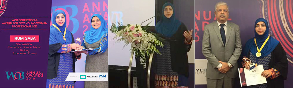 Congratulation Ms. Irum Saba