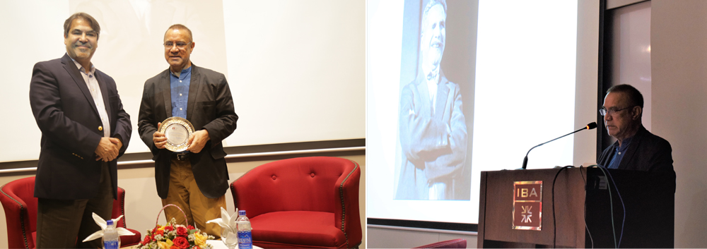 A Distinguished Lecture Series on “Iqbal as History, Iqbal as commodity” by Dr. Noman ul Haq at IBA