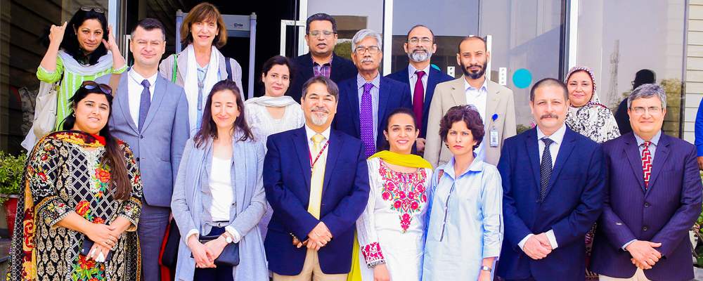 A French delegation visited IBA as part of the bigger delegation invited by HEC