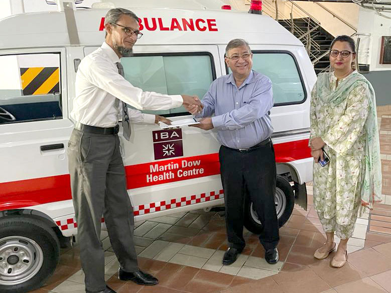 Healthcare facilities strengthened at IBA with Martin Dow's assistance