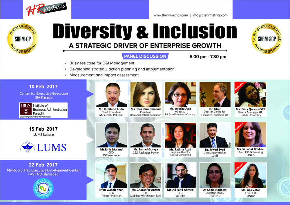 SHRM Forum Pakistan is coming to IBA-Karachi