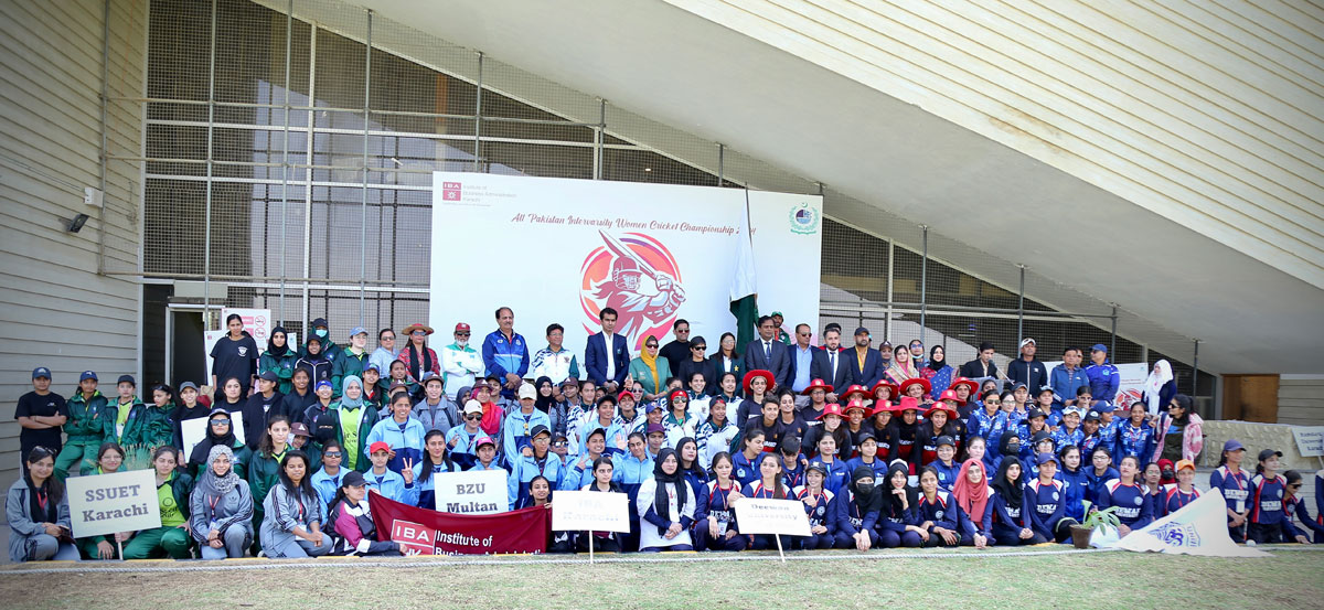 IBA Karachi hosts the 16th HEC All Pakistan Intervarsity Women's Cricket Championship 2023-24