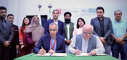 IBA Karachi and University of Sialkot join hands to foster family businesses in the region  