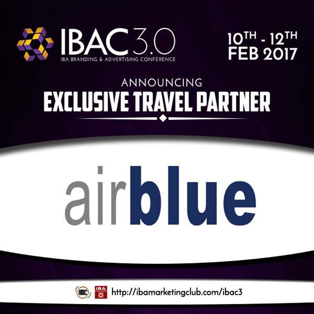 IBA Marketing Club presents Airblue as its Exclusive Travel Partner for IBAC 3.0