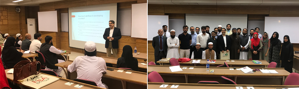 Dr. Farrukh Delivers a Lecture to MS Islamic Banking and Finance Students