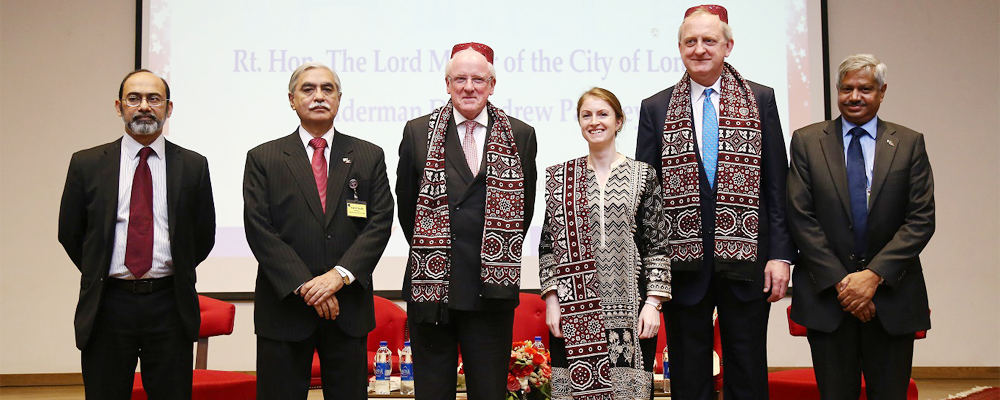 The Rt. Honorable Lord Mayor of the City of London Visits IBA Karachi