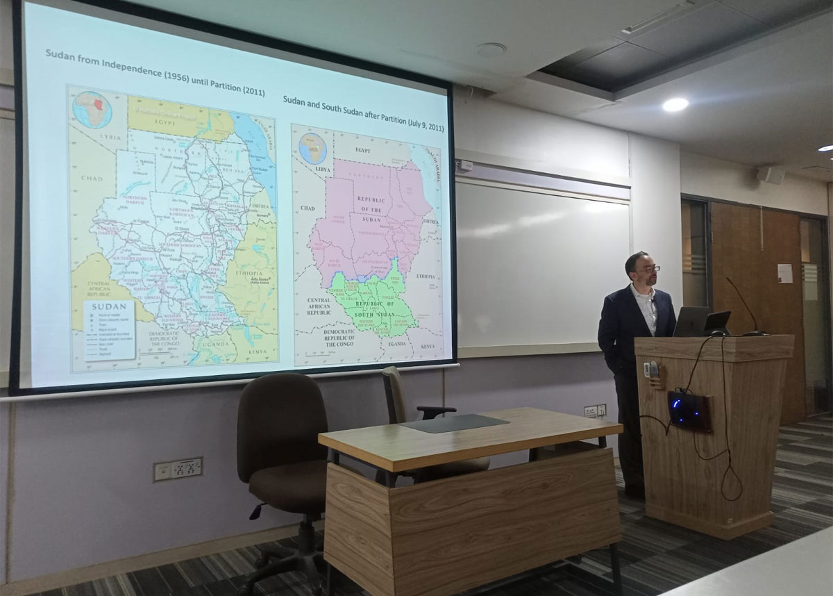SESS hosts Dr. Noah Salomon for an insightful talk on Sudan's post-partition dynamics