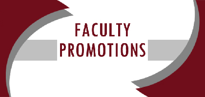 Faculty Promotions