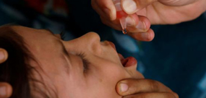 Polio vaccine critical for your child's health  