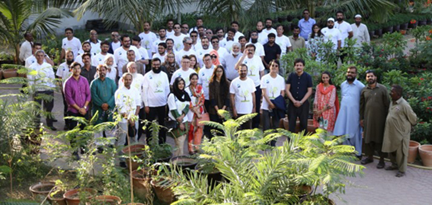 Nov 8, 2019: Tree Plantation Drive held at the IBA, Karachi