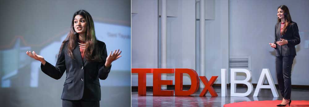 Afreen Mushtaq shares her heartwarming journey at TEDxIBA