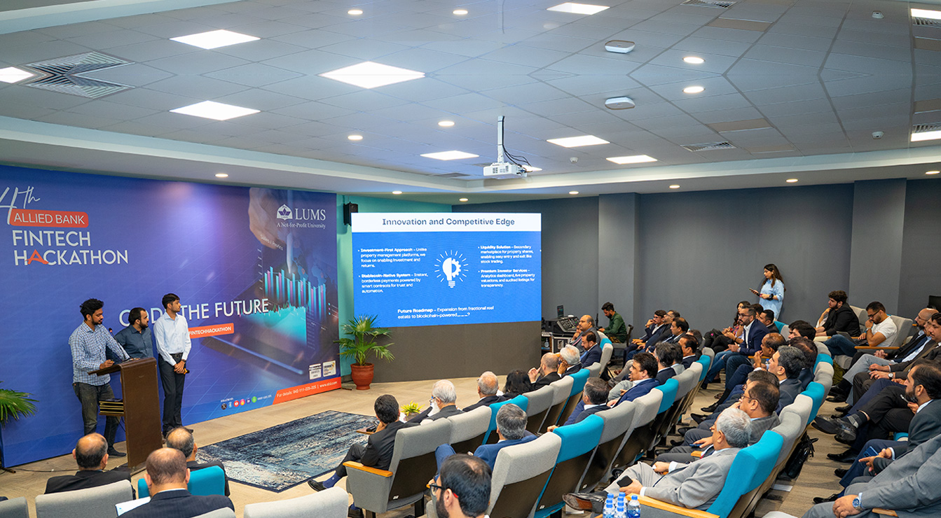  Students of Batch 2026 Wins First Place at the Allied Bank X LUMS Fintech Hackathon