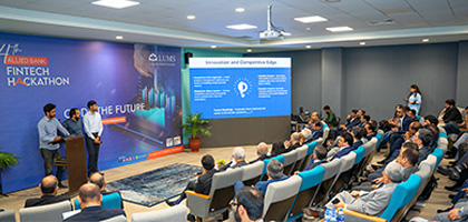 Students of Batch 2026 Wins First Place at the Allied Bank X LUMS Fintech Hackathon