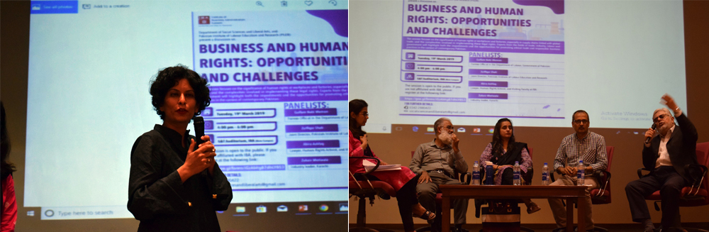 Business and Human Rights: Opportunities and Challenges session held at IBA, Karachi