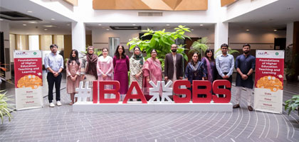 SBS-IBA and AKU organized first module of Foundations of Higher Education Teaching and Learning Program