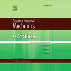 Dr. Abdul Majid and Mr. Sami Siddiqui co-authored paper in the European Journal of Mechanics - A/Solids