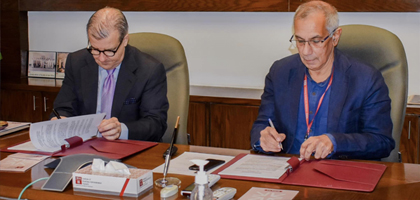 Executive Director IBA and Ambassador of Spain signed an MoU to introduce Spanish courses at IBA