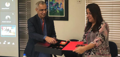 Executive Director IBA visits Tapal Tea Head Office