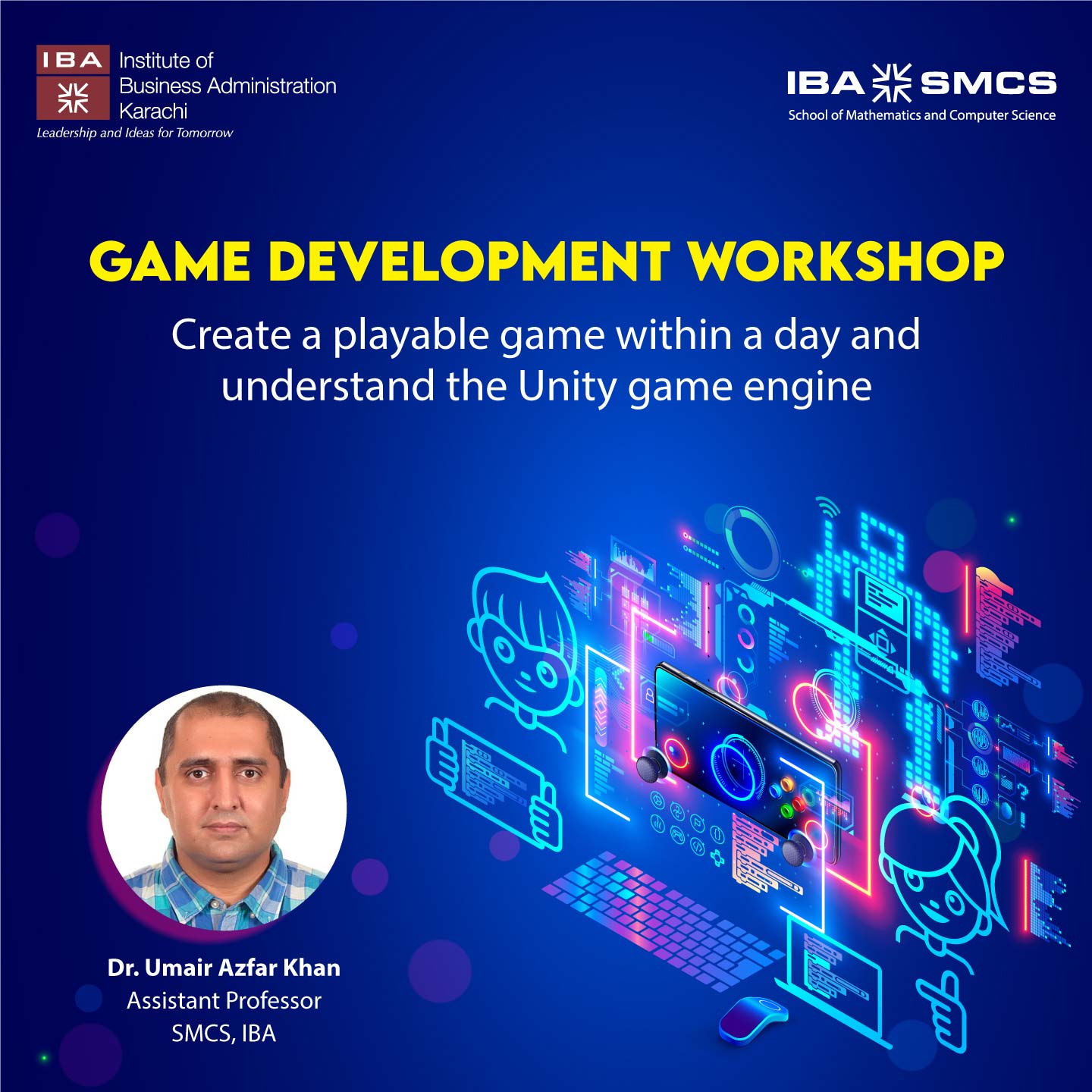 A workshop on game development was held by the Computer Science society