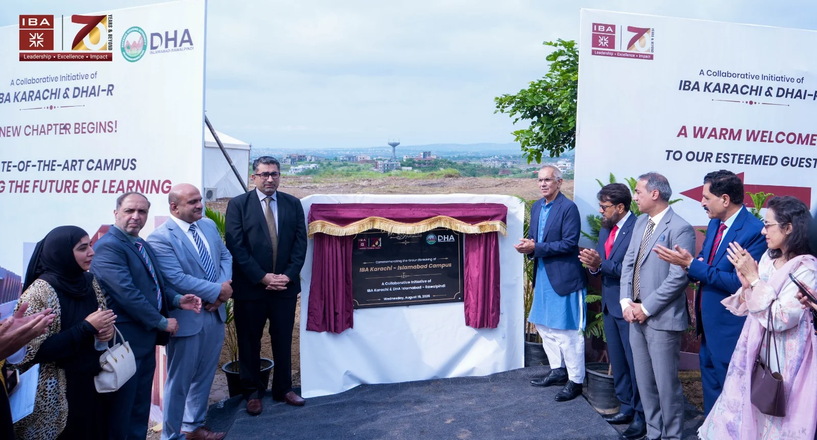Groundbreaking of IBA Karachi - Islamabad Campus