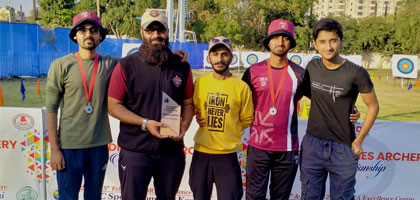 IBA Archery Team excels at the 3rd Sindh Junior Archery Championship 2024 