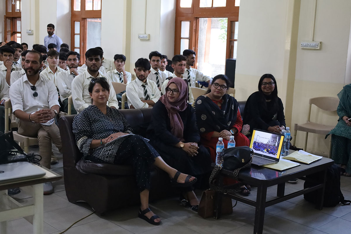 IBA Delegation visits AKHSS to provide Skills Development Training sessions to students