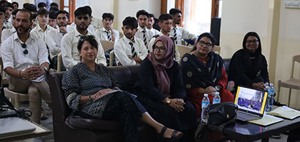 IBA Delegation visits AKHSS to provide Skills Development Training sessions to students