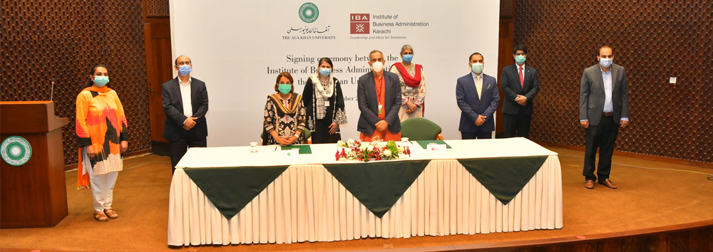 IBA Karachi and Aga Khan University sign MoU for collaborative research