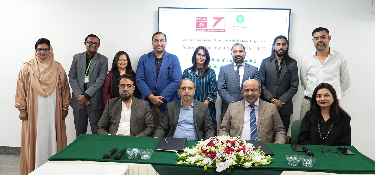 IBA Karachi & AKU-IED Sign Partnership Agreement for School Management Series 2026–2027