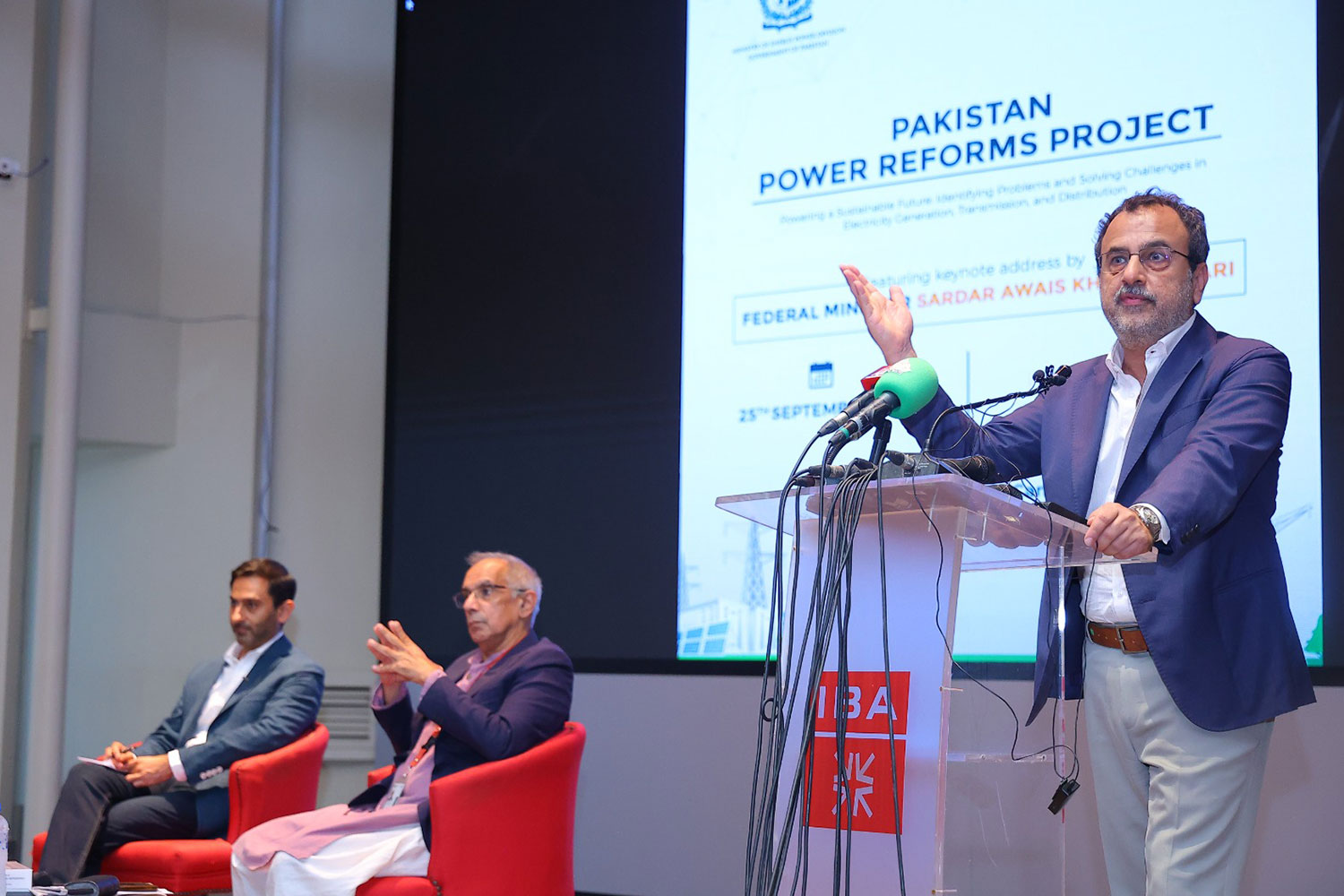 IBA Karachi Hosts Federal Minister for Power for a Keynote Address on ‘Pakistan Power Reforms Project’