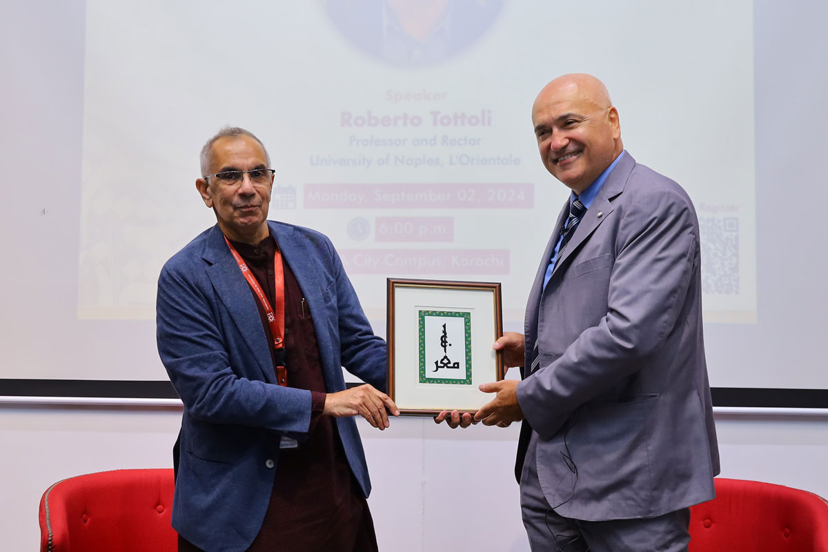 IBA Karachi hosts a lecture on 'Printing Holy Texts: The Case of the Qur'an in Comparative Perspective' by Professor Roberto Tottoli