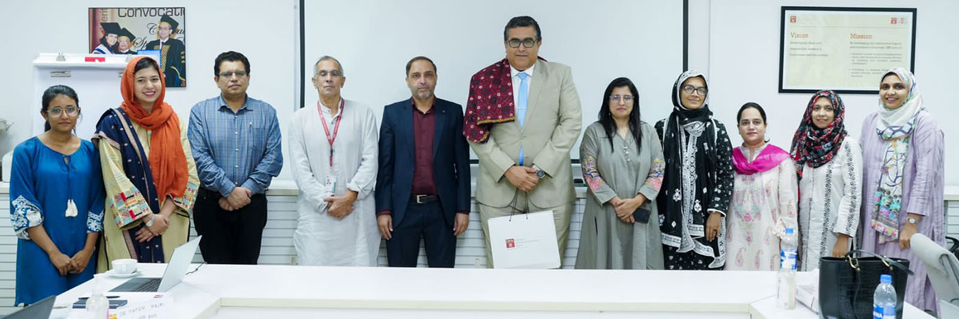 IBA Karachi hosts Mentor AACSB, Dr. Hatem Masri