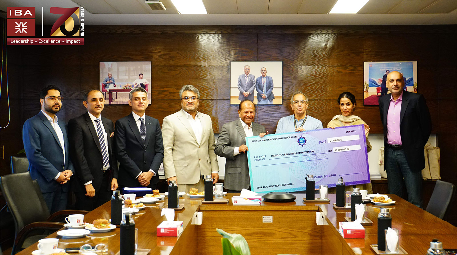 IBA Karachi Has Joined Hands With Pnsc To Support Future Leaders Through Scholarship Endowment