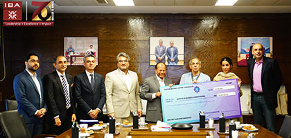IBA Karachi has Joined Hands with PNSC to Support Future Leaders through Scholarship Endowment