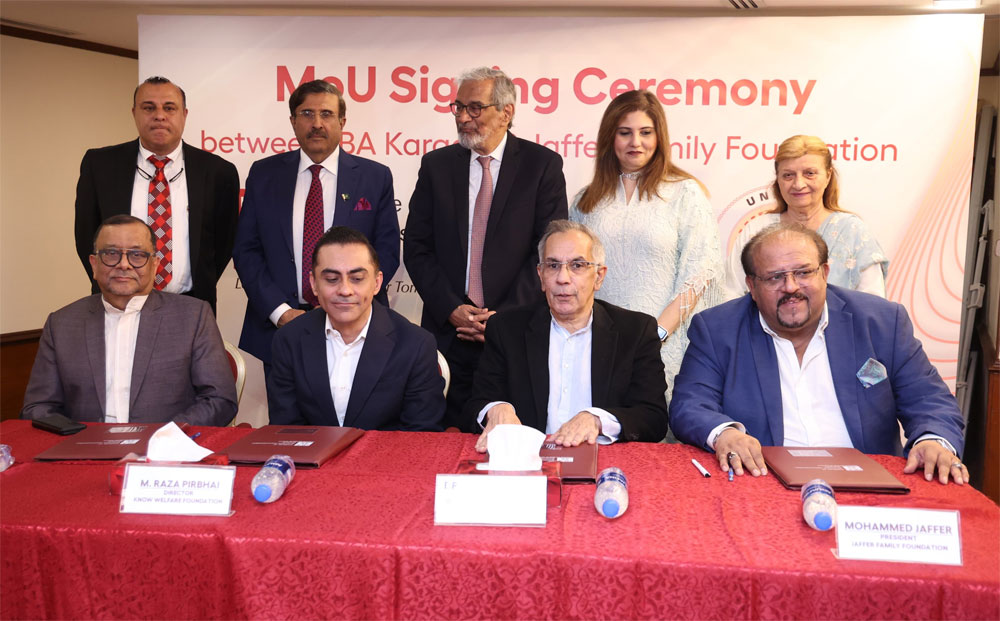 IBA Karachi and The Jaffer Family of New York collaborate to establish a Data Science Center at IBA
