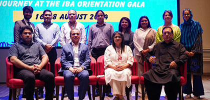 IBA Karachi welcomes new students at the Orientation Gala 2024