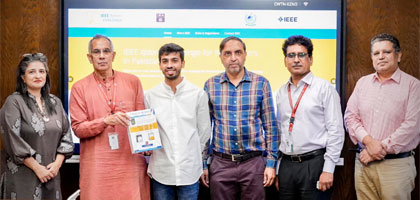 IBA student secures second position in IEEE Xplore challenge