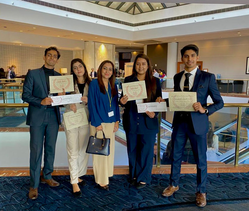 IBA students victorious at the Harvard National Model United Nations conference