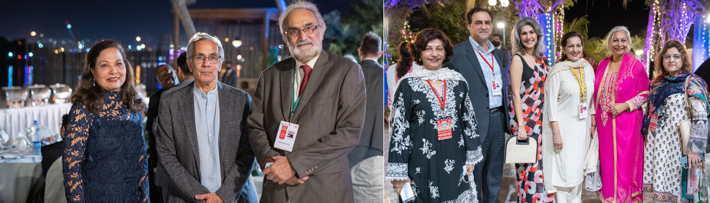 Dr. Zaidi hosts a dinner to honour speakers and delegates of 13th Karachi Literature Festival