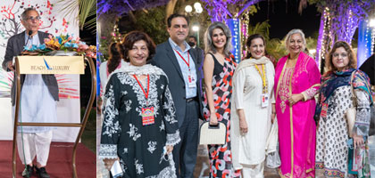 Dr. Zaidi hosts a dinner to honour speakers and delegates of 13th Karachi Literature Festival