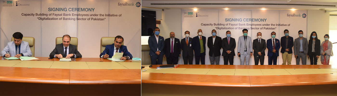 IBA-CICT, Faysal Bank and Dellsons collaborate to enhance employees skillset 