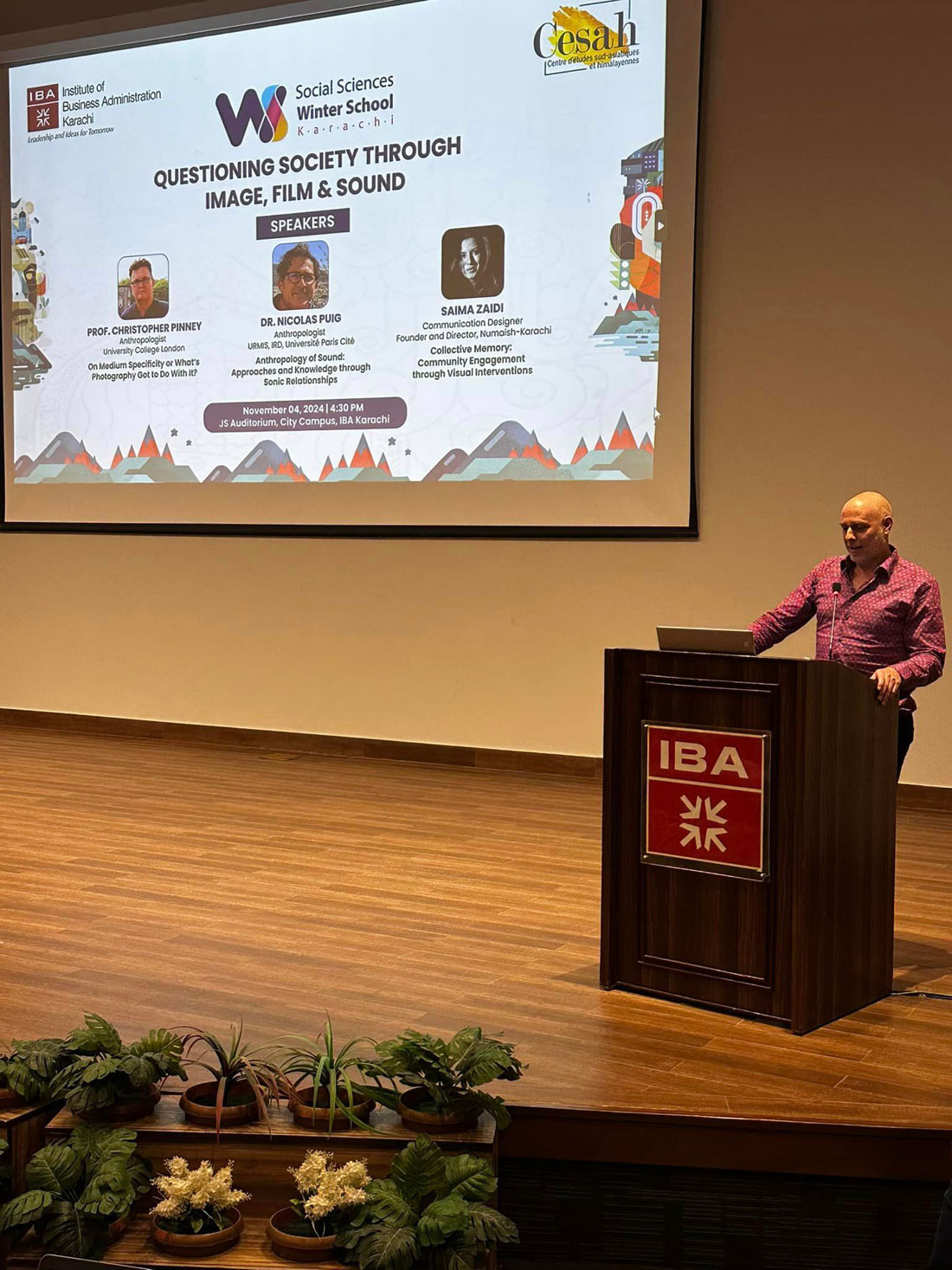 'Questioning Society Through Image, Film & Sound': Third Edition of the Social Sciences Winter School launched at IBA Karachi