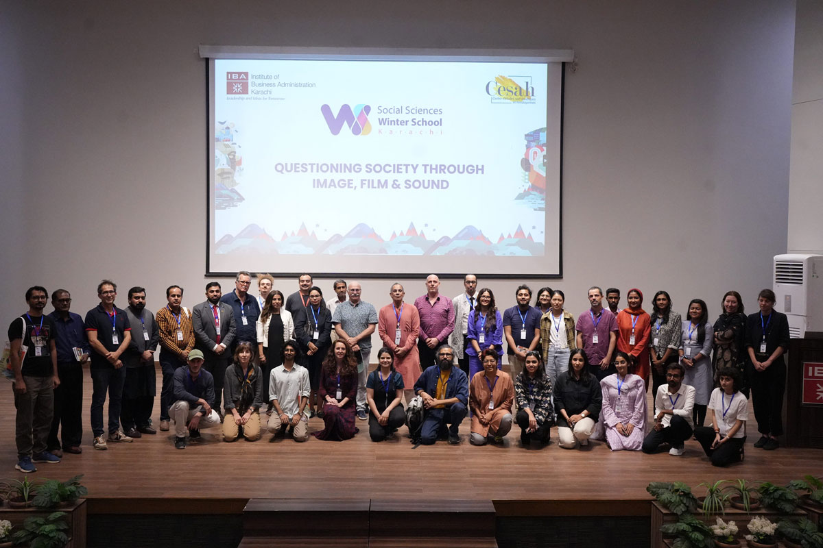 'Questioning Society Through Image, Film & Sound': Third Edition of the Social Sciences Winter School launched at IBA Karachi