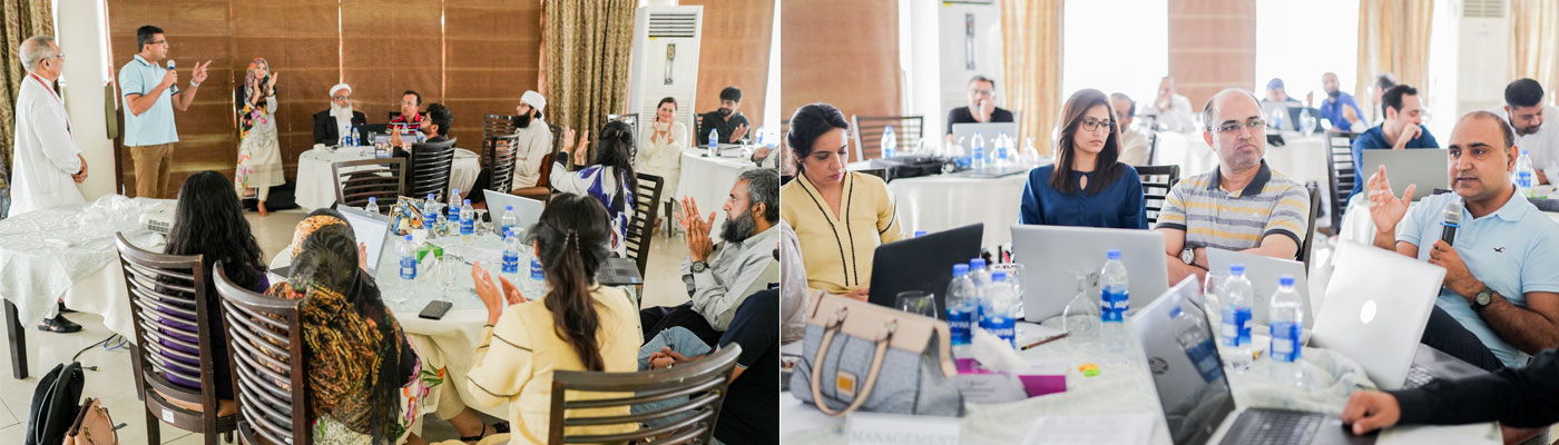 SBS and AREC organized a Faculty Engagement activity and a Course Outline Workshop 