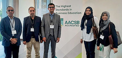 SBS delegation attends AACSB Accreditation Conference in Singapore
