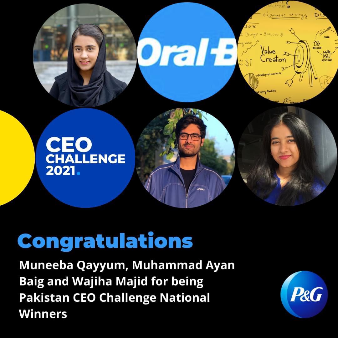 IBA students part of national winning team at P&G CEO Challenge 