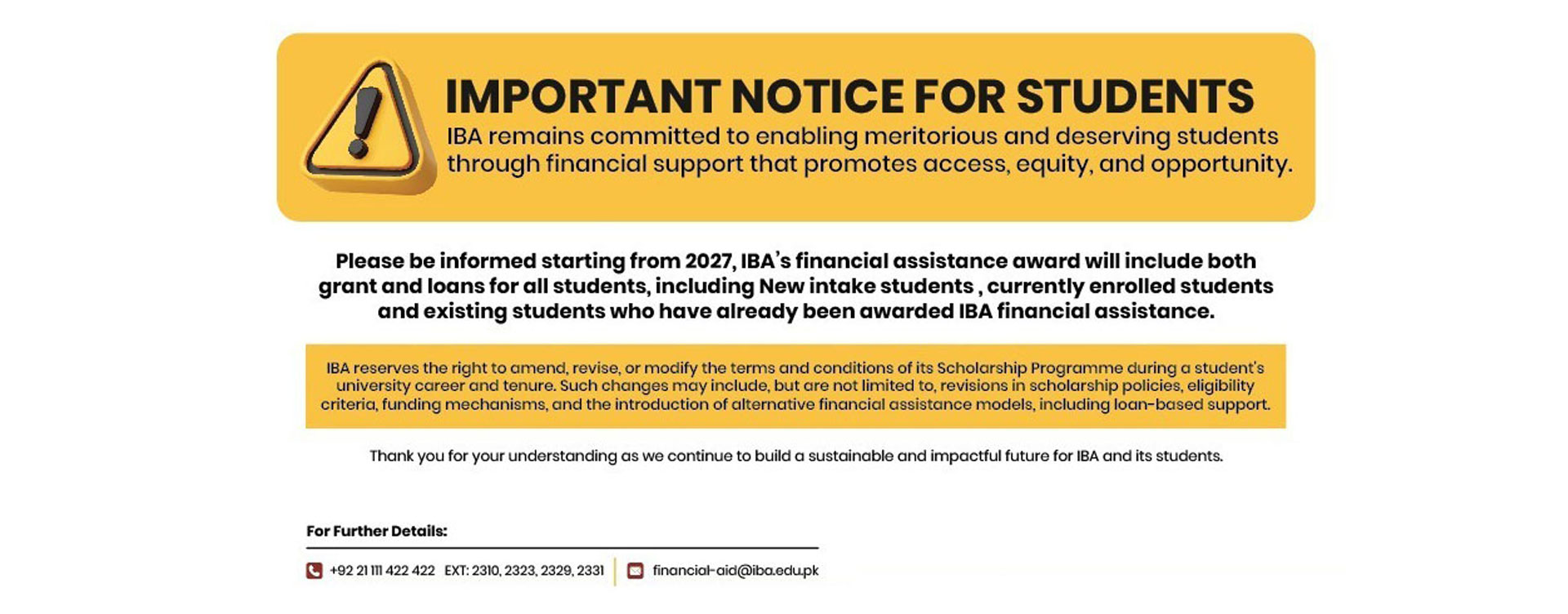 Financial Assistance